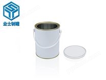 圓形油漆罐,D165x200油桶鐵罐_業士鐵盒鐵罐制罐定制廠家