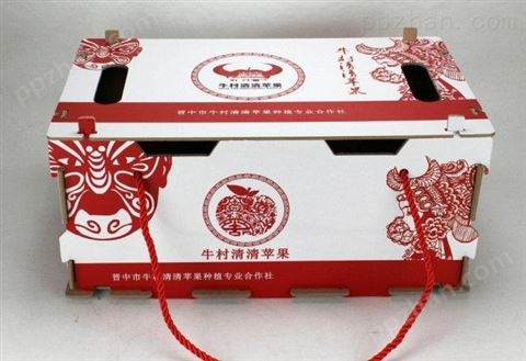 重庆苹果包装箱印刷，梨子创意礼品箱定制