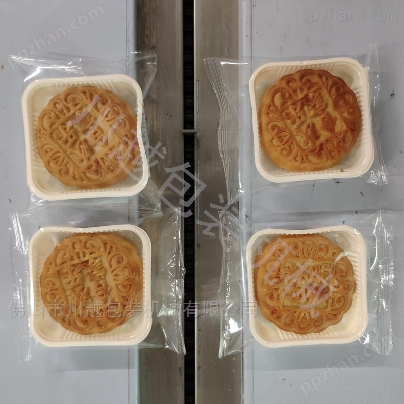 酥皮月饼自动包装设备，莲蓉月饼包装机械