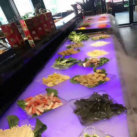 餐饮店展示柜喷雾景观设备 蔬菜保鲜加湿器