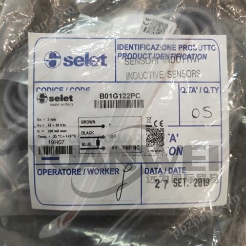 SELET传感器SI1-44-BS-50-EA-9-CR-6.E21